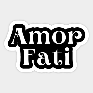 Amor Fati Nietzsche Sticker